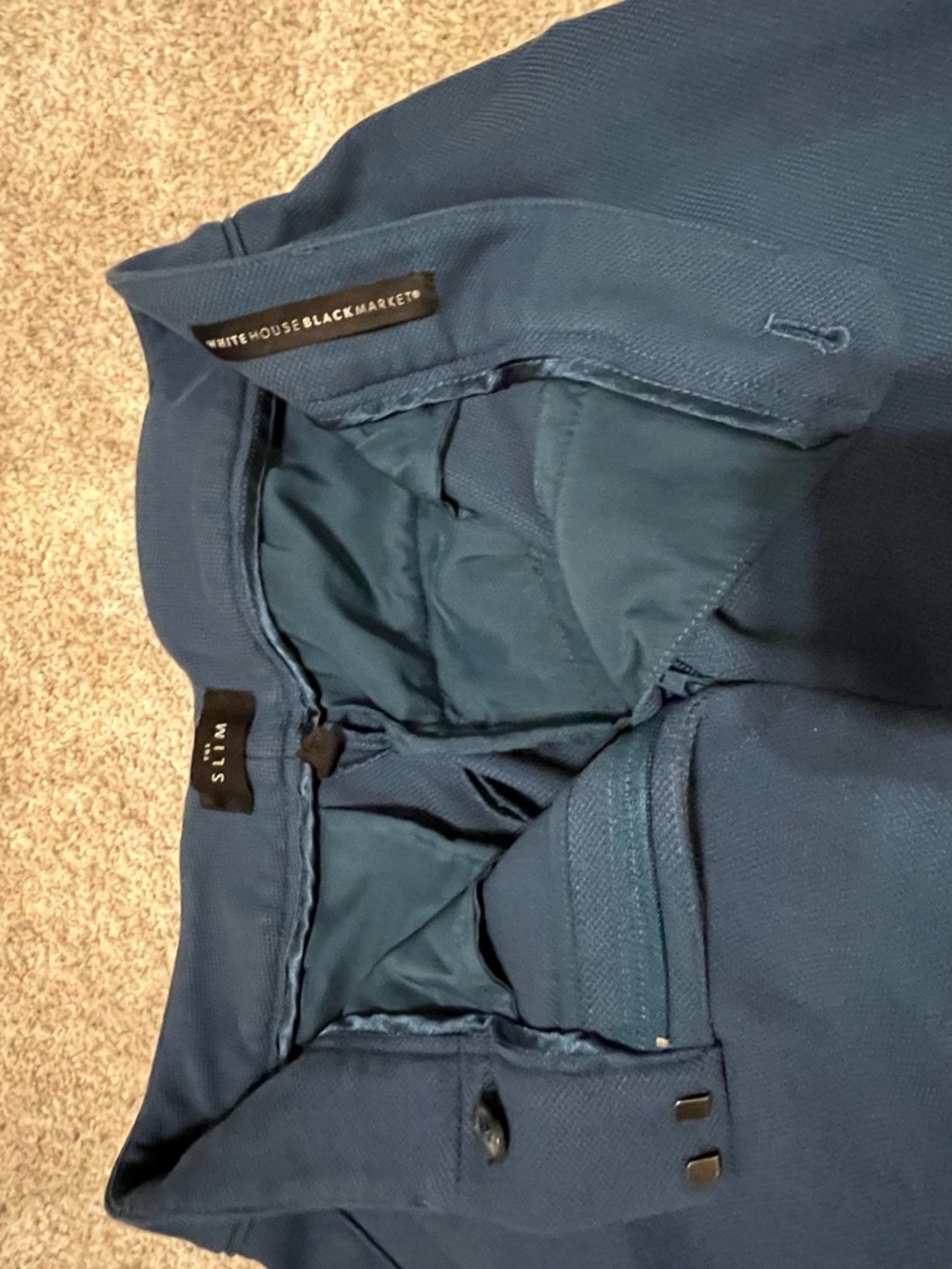 3pc Suit White House Black Market Teal (Blazer, Pants and Skirt) - Picture 4 of 7